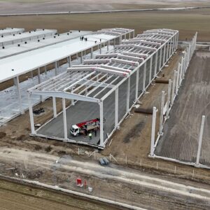 Anka Yumurta Bala Tesisi - Sandviç Panel Uygulama - Ankara